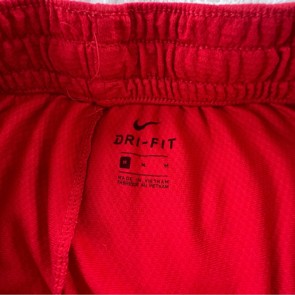 Nike Red Black Athletic Badketball Shorts Men M - Picture 2 of 11